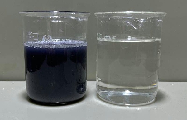杭州某注塑件油漆废水处理对比