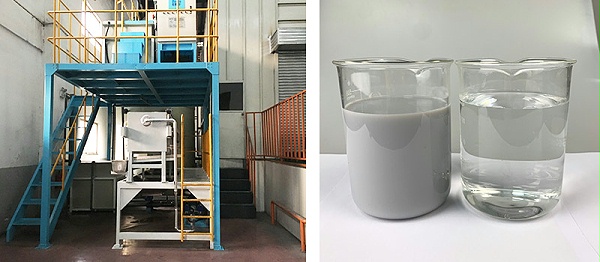 油机机械工业水性油漆废水处理设备案例