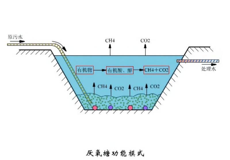 稳定塘工艺流程图