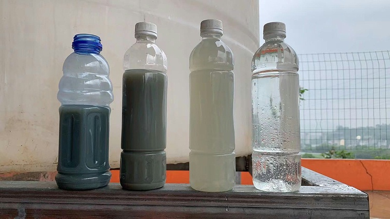 京上环保南通喷漆废水处理设备处理效果对比